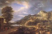 Pierre de Valenciennes The Ancient Town of Agrigentum A Composite Landscape (mk05) oil painting picture wholesale